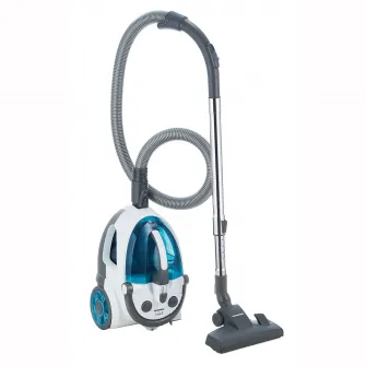 Aspirator fara sac Heinner SeaShade HVC-V800WBL, 800W, putere absorbtie: 170W, 2L, tija telescopica din metal, accesorii 2 in 1, perie canapea, alb/albastru
