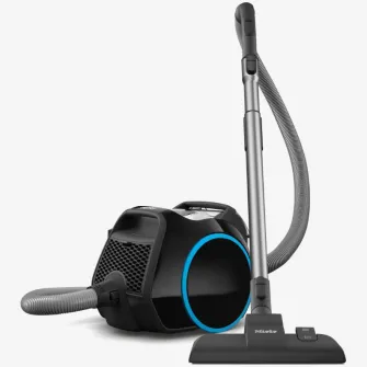 Aspirator fara sac Miele Boost CX1 Blue Pulse, 890 W, 4 trepte de putere, tehnologie Vortex, filtru Hygiene AirClean, negru obsidian