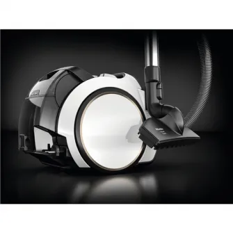 Aspirator fara sac Miele Boost CX1 PowerLine, 890 W, 4 trepte de putere, Tehnologie Vortex, Filtru HEPA, Alb