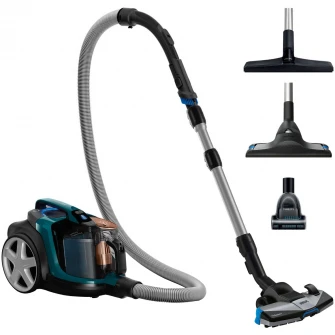 Aspirator fara sac Philips PowerPro Expert FC9744/09, 650 W, TriActive+, Eficienta energetica A+, Tub Telescopic, Verde