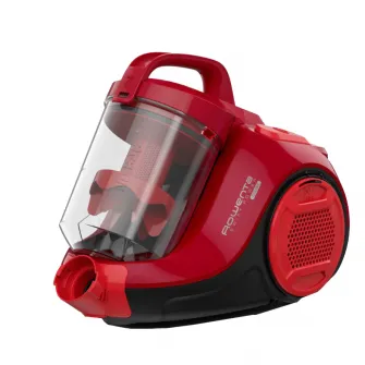 Aspirator fara sac ROWENTA Swift Power Cyclonic RO2913EA, 750W, Clasa A, tehnologie ciclonica avansata, raza de acoperire 7.55m, sistem de filtrare eficient, rosu