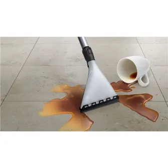 Aspirator multifunctional cu spalare Bosch WetDry BWD41700, 1700W, sac 2.5L, rezervor apa 5L, perie tapiterie, perie mobilier, duza pentru spatii ingustefiltru EPA-lavabil, Negru