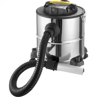 Aspirator pentru cenusa Fieldmann FDU 2002-E, putere 1200 W, rezervor metalic 20 L, filtru HEPA, aspirare cenusa maxim 40 grade