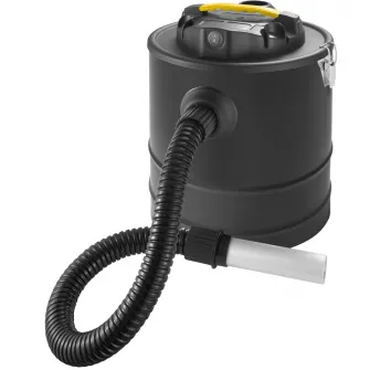 Aspirator pentru cenusa Fieldmann FDU 201001-E, putere 1000 W, rezervor metalic 20 L, filtru bumbac, aspirare cenusa maxim 40 grade