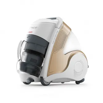 Aspirator Polti Unico MCV 85 Total Clean & Turbo, 2200 W Filtrare Multiciclonica 5 Stadii, Functie Igienizare Abur si Uscare , HEPA, Auriu