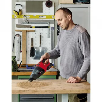 Aspirator portabil fara fir Einhell Power-X-Change, TE-VC 18 Li solo, 18 V, 4.2 kPa, 0.54 l, tub inclus pentru aspirare podea