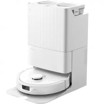 Aspirator Roborock Q Revo cu statie de incarcare, 5500 pa, mop dual 200 rpm, auto-umplere cu apa, auto-spalare mop, auto-golire recipient praf, tehnologie reactiva de evitare obstacole, mapare 3d rapida, control app, alb