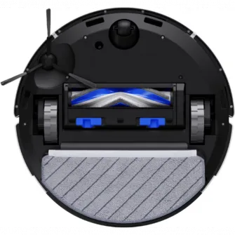 Aspirator robot Ecovacs DEEBOT N20 Plus, aspirator si mop, autonomie 300 min, recipient praf 0.4L, statie auto curatare Pure Cyclone, alb