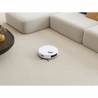 Aspirator robot Ecovacs DEEBOT N20 Plus, aspirator si mop, autonomie 300 min, recipient praf 0.4L, statie auto curatare Pure Cyclone, alb