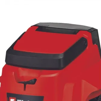 Aspirator umed/uscat pe acumulator Einhell Power X-Change TC-VC 18/15 Li-Solo, 18 V, 15 l capacitate vas plastic, 1.5 m/36 mm furtun, accesorii incluse, fara acumulator/incarcator