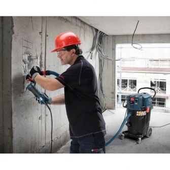 Aspirator universal Bosch Professional GAS 55 M AFC, 1380 W, 74 l/s flux volumic maxim, 55 l volum rezervor