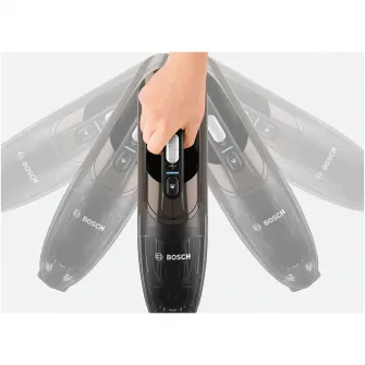 Aspirator vertical Bosch BCHF220T, 20 V, 2 in 1, LI-Ion, 2 trepte de putere, autonomie pana la 44 min, Gri