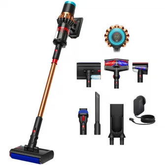 Aspirator vertical cu funcție de spălare Dyson V16 Piston Animal Submarine™ 492969-01, Matte black/Copper