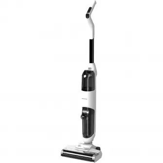 Aspirator vertical cu functie mop HEINNER ONE4FLOOR HSVC-M18WH3in1, aspirare, spalare, mop, sistem autocuratare, putere: 180w si 2 viteze, comenzi on/off, autonomie: 35min aspirare/21 min mop, 2 recipiente apa (curata/colectare): 600/400ml, alb