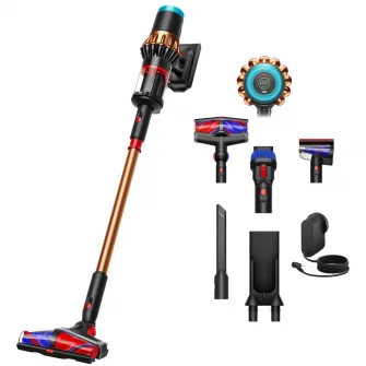 Aspirator vertical fără fir Dyson V16 Piston Animal™ 492963-01, Matte black/Copper