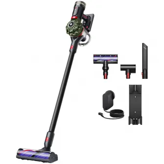 Aspirator vertical fara fir Dyson V8 Cyclone™, Verde Army/Negru