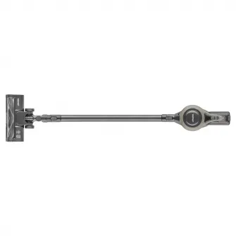 Aspirator vertical fara fir Zelmer ZSVC510, 130W, 2200 mAh, doua trepte de viteza, filtru EPA 12, autonomie pana la 40 min, perie electrica cu lumina LED, recipient de praf de 0.8 l, negru/gri