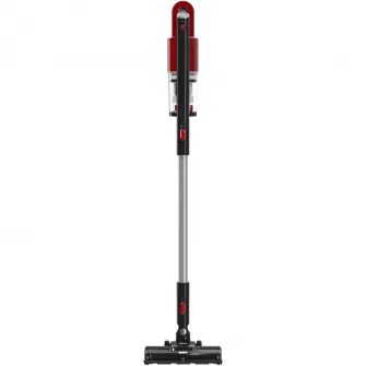 Aspirator vertical HEINNER RED TWILIGHT HSVC-M21.6RD, 150 W, acumulator li 21.6v, filtrare ciclonica, dubla utilizare: de mana sau vertical, 2 viteze, capacitate: 0.5l, autonomie max 30 min, accesoriu montare perete, rosu