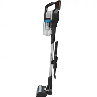 Aspirator vertical pe acumulator 4 in 1 Black & Decker PowerSeries Extreme MAX BHFEB520D1, fara sac, acumulator Li-Ion 18V 2.0 Ah, autonomie pana la 64 min, indicator status LED, 3 trepte de aspirare, iluminare LED perie, accesorii incluse