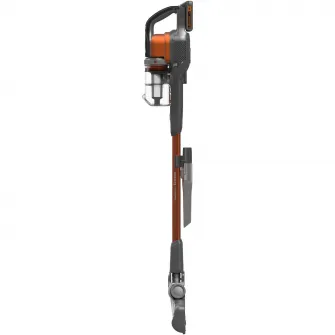 Aspirator vertical pe acumulator 4 in 1 Black & Decker PowerSeries Extreme BHFEV182C, fara sac, acumulator detasabil Li-Ion 18 V 2.0 Ah, autonomie pana la 58 min, indicator status LED, 3 trepte de aspirare, iluminare LED perie, accesorii incluse