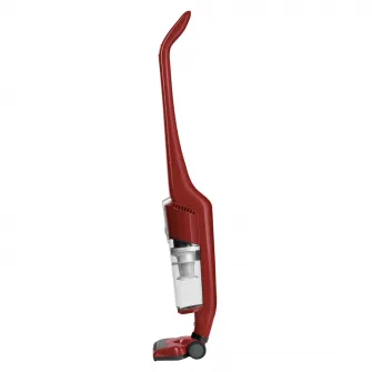 Aspirator vertical Rowenta Air Force Light RH6543, 14.4V, max 30 min, reincarcare 5 ore, duza dreptunghiulara, iluminare cu led, recipient 0.65L, filtru spuma, Rosu