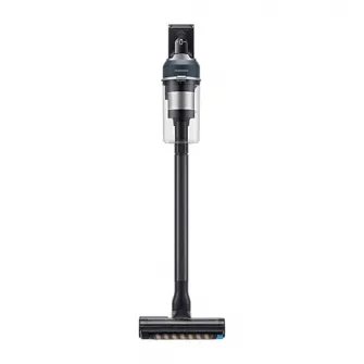 Aspirator vertical Samsung Jet 95 Complete VS20C9544TB/GE, 0.8L, 25.2V, 580W, Digital Inverter, Perie Jet Dual pentru covoare, Perie Slim LED pentru parchet, Perie Pet, Z-Station, 60 min autonomie, Negru-Albastru