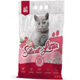 Asternut igienic pentru pisici Mon Petit Ami Floral, 3.8L
