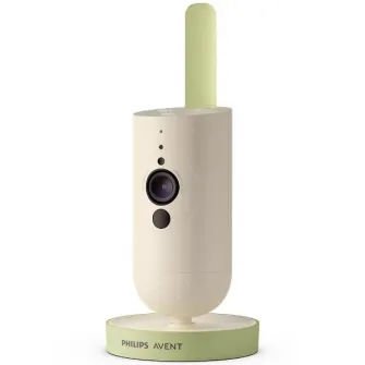Baby monitor Philips-AVENT SCD643/26, camera pentru bebelusi conectata la aplicatia Baby Monitor+, full HD, senzor de temperatura, functie audio, iluminare de noapte