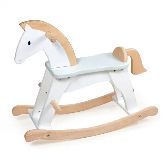 Balansoar din lemn Tender Leaf Toys - Lucky Rocking Horse