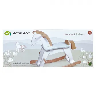 Balansoar din lemn Tender Leaf Toys - Lucky Rocking Horse