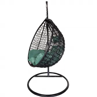 Balansoar Heinner Linea, ratan sintetic, verde, 115x68x108/195cm