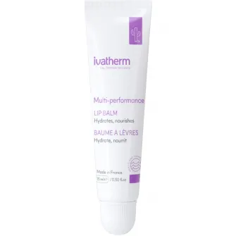 Balsam de buze hidratant Multi-performance, Ivatherm, cu unt de shea si ulei de macadamia, efect nutritiv si reparator, 15 ml