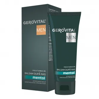 Balsam dupa ras Gerovital Men cu mentol, 100 ml