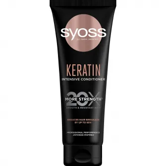 Balsam intensiv Syoss Keratin pentru par deteriorat, 250 ml