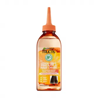 Balsam lichid pentru parul lung lipsit de stralucire, Garnier Fructis Hair Food Ananas, 200 ml