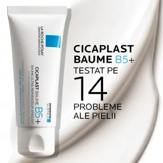 Balsam reparator calmant cu indicatii multiple pentru iritatiile pielii si cicatrici La Roche-Posay Cicaplast B5+, bebelusi, copii si adulti, 100 ml