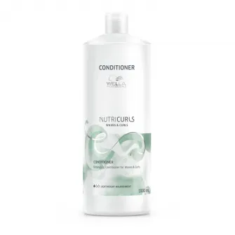 Balsam Wella Professionals Nutricurls Waves pentru par ondulat, 1000 ml