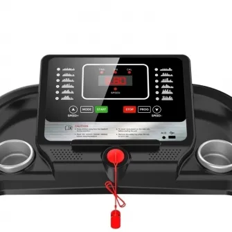 Banda de alergare electrica FitTronic J1500, motor de 2.0 CP, viteza pana la 12.8km/h, greutate suportata 110kg, aplicatii Fitshow, Kinomap, Zwift, inclinatie 3 trepte, intrare MP3, bluetooth