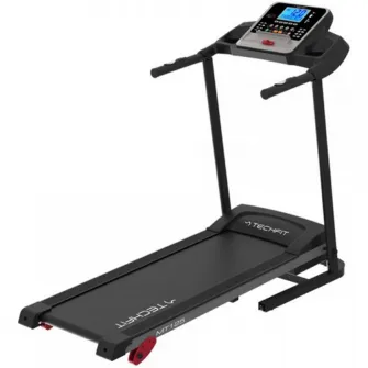 Banda de alergare TECHFIT MT125, Motor 2.5 CP, Greutate utilizator 110 Kg, Bluetooth, MP3, Suport tableta/smartphone, Sistem de siguranta SoftDrop, Pliabila