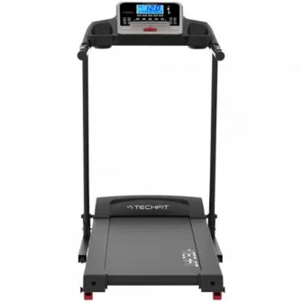 Banda de alergare TECHFIT MT125, Motor 2.5 CP, Greutate utilizator 110 Kg, Bluetooth, MP3, Suport tableta/smartphone, Sistem de siguranta SoftDrop, Pliabila