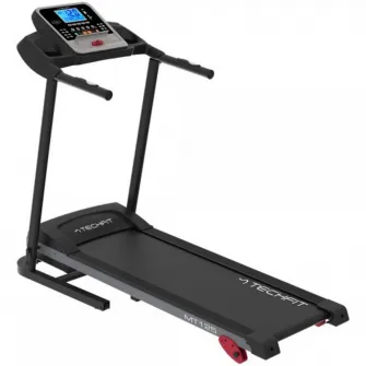 Banda de alergare TECHFIT MT125, Motor 2.5 CP, Greutate utilizator 110 Kg, Bluetooth, MP3, Suport tableta/smartphone, Sistem de siguranta SoftDrop, Pliabila