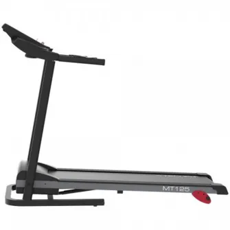 Banda de alergare TECHFIT MT125, Motor 2.5 CP, Greutate utilizator 110 Kg, Bluetooth, MP3, Suport tableta/smartphone, Sistem de siguranta SoftDrop, Pliabila