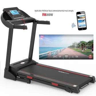 Banda de alergat electrica BodyFit Z6500, motor de 3.0 CP, viteza maxim 16 km/h, greutate suportata 130 kg