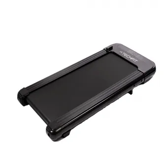 Banda de mers / alergare TECHFIT WALKING PAD WP-500, Suprafata Alergare 42x110cm, Greutate utilizator 100 Kg, Sistem absortie socuri, Bluetooth APP FITSHOW, KINOMAP Telecomanda, 99% asamblata, Negru