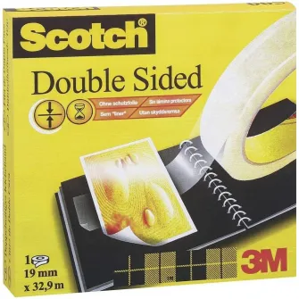 Banda dublu adeziva 12,7mmx22,8m Scotch, 3M