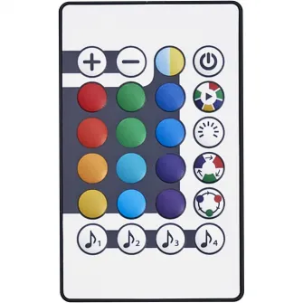 Banda LED RGB Ledvance, cu telecomanda, dimabila, sincronizare muzica, 20W, lumina colorata, IP20, 5m