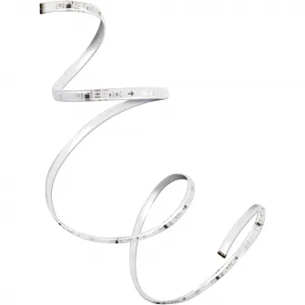 Banda LED RGB+TW inteligenta Ledvance Flex Magic RGB, Wi-Fi, telecomanda, 24W, 550 lm/m, dimabila, lumina alba si colorata, reglare individuala a fiecarui segment, IP20, 5m