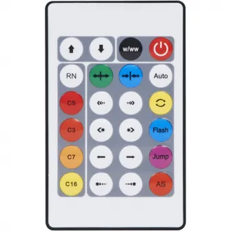 Banda LED RGB+TW inteligenta Ledvance Flex Magic RGB, Wi-Fi, telecomanda, 24W, 550 lm/m, dimabila, lumina alba si colorata, reglare individuala a fiecarui segment, IP20, 5m