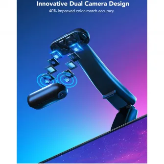 Banda LED RGBIC inteligenta pentru TV Govee H605C Envisual TV Backlight T2, Wi-Fi, Bluetooth, Dual Camera, pentru televizor 55-65 inch, 60 LED-uri/m, control vocal