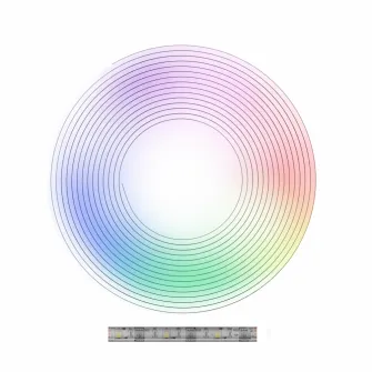 Banda LED Smart, Tesla, Techtoy, 3 metri, Wi-Fi, Bluetooth, Multicolor